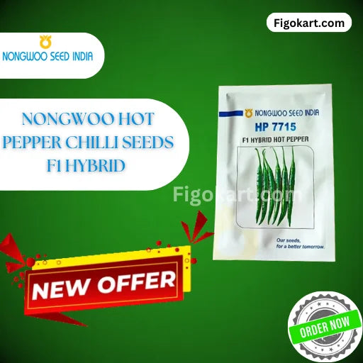 New Nongwoo India Hp 7715 F1 Hybrid Hot Pepper Chilli Seeds